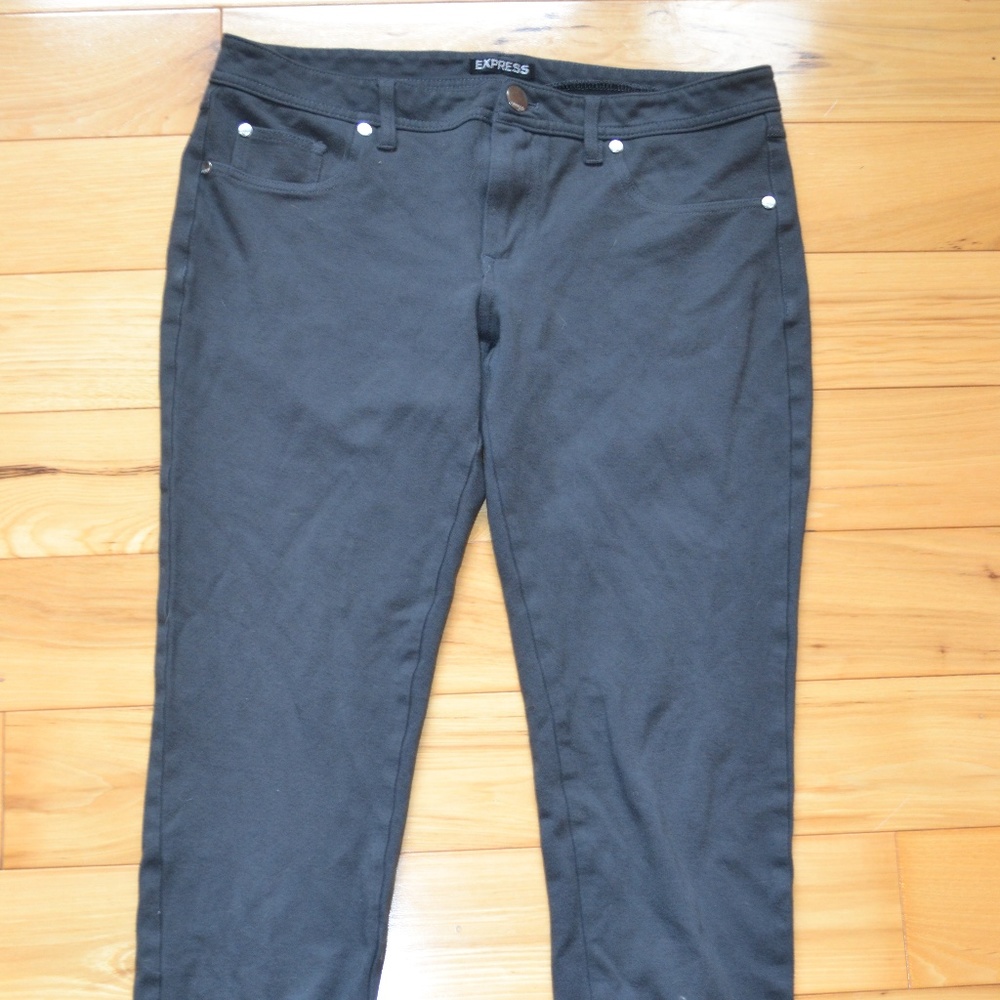 express legging ankle jeans gray sz 10 women